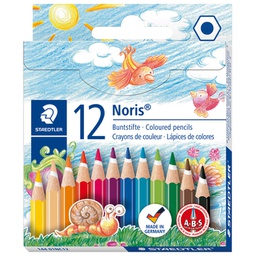 [000035450] Boje drvene  12boja kratke Noris Staedtler 144 01NC12!!