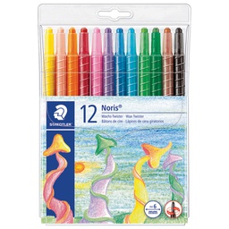 [000035452] Boje voštane 12boja kartonska kutija okretne Noris club Staedtler 221 NWP12 blister