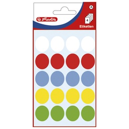 [000035639] Etikete slep fi-19mm pk4L Herlitz 11172137 sortirano blister!!