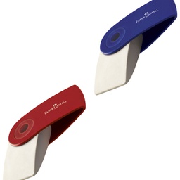 [000001670] Gumica plastična Sleeve Faber-Castell 182401 bijelo/sortirano