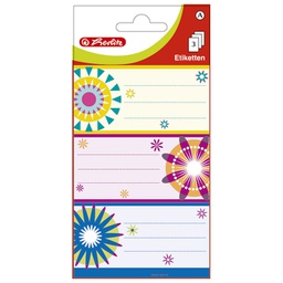 [000035649] Etikete školske papir cvjetovi Herlitz 830307 blister!!