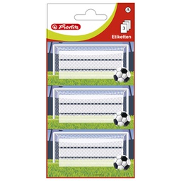 [000035652] Etikete školske papir nogomet Herlitz 830315 blister