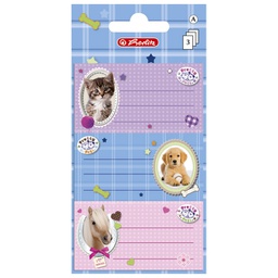[000035654] Etikete školske papir Pretty pets Herlitz 10917326 blister!!