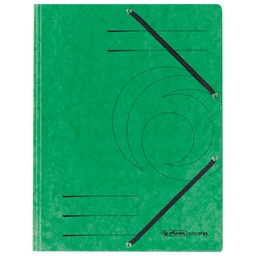 [000035800] Fascikl klapa s gumicom karton A4 Herlitz 10843894 zeleni
