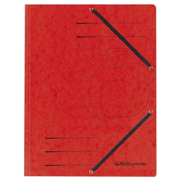 [000035801] Fascikl klapa s gumicom karton A4 Herlitz 10843902 crveni