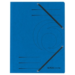 [000035802] Fascikl klapa s gumicom karton A4 Herlitz 10843910 (10843910) plavi