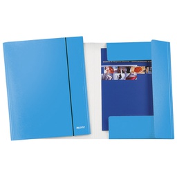 [000035818] Fascikl klapa s gumicom karton A4 Wow Leitz 39830036 metalik svijetloplavi