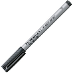 [000035950] Marker nepermanentni 0,6 mm reciklirani Lumocolor Staedtler 316-9 crni