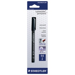 [000035958] Marker permanentni 0,6 mm reciklirani Lumocolor Staedtler 318-9 BKDA crni blister