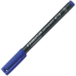 [000035963] Marker permanentni 1-2,5 mm reciklirani Lumocolor Staedtler 314-3 plavi