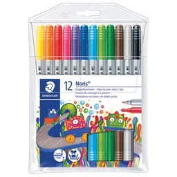 [000035978] Flomaster školski  12boja obostrani Noris Staedtler 320 NWP12 (zamjena 000058364)!!