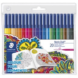 [000035979] Flomaster školski  20boja Noris Club Staedtler 326 WP20AC!!