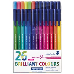 [000035989] Flomaster školski  20boja+6 neon gratis Triplus Staedtler 323 TB26!!