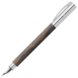 [000001707] Nalivpero drveno tijelo (drvo kokos) Ambition (F) Faber-Castell 148171 smeđe/crno-SELECTIVE