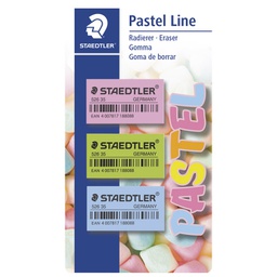 [000036018] Gumica Pastel Line pk3 Staedtler 52635PBK3 blister!!
