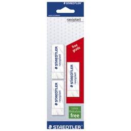 [000036025] Gumica Rasoplast B20 pk3 Staedtler 526B20BK3 blister - 2+1 GRATIS!!