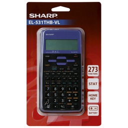 [000036078] Kalkulator tehnički 10+2mjesta 273 funkcije Sharp EL-531TXHBVL ljubičasti blister!!