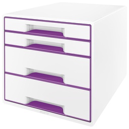 [000036251] Kutija s  4 ladice Wow Cube Leitz 52130062 ljubičasta!!