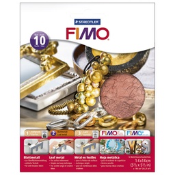 [000036346] Listići za mase za modeliranje metalni 10 listova Fimo Staedtler 8781-26 bakreni blister!!