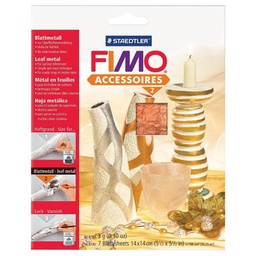 [000036349] Listići za mase za modeliranje metalni  7 listova Staedtler 8780-99 bakreni blister!!
