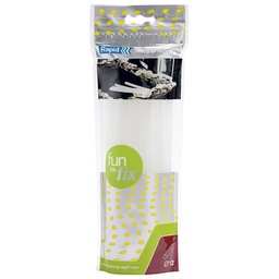 [000036359] Ljepilo patrone fi-12mmx19cm pk10 za G1000 Rapid 23499500 prozirno blister!!