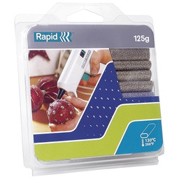 [000036361] Ljepilo patrone fi- 9mm(oval)x9,4cm 125g pk18 za EG130 Rapid 40108463 sortirano blister!!