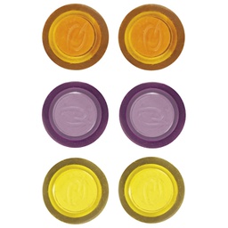 [000036390] Magnet 3 cm pk6 Nobo 1903790 prozirno sortirano blister