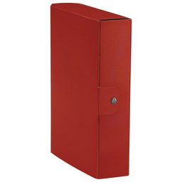 [000036425] Mapa s gumbom hrbat- 80 mm A4 Delso line Esselte C8816/390388160 crvena