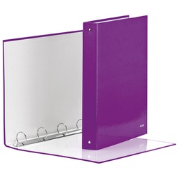 [000036480] Mapa uložna 4ringa-fi30 mm/hrbat-40 mm A4 Wow Leitz 42440162 metalik ljubičasta!!