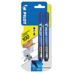 [000036566] Marker permanentni 1mm okrugli vrh pk2 Pilot SCA-100-L plavi blister!!