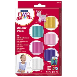 [000036618] Masa za modeliranje   42gx6boja Fimo Kids Staedtler 8032-02 sortirano blister!!