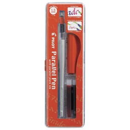[000036770] Nalivpero za kaligrafiju 1,5 mm set Parallel pen Pilot FP3-15-SSN sivo/crveno
