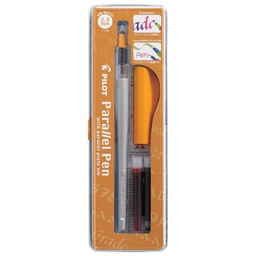 [000036771] Nalivpero za kaligrafiju 2,4 mm set Parallel pen Pilot FP3-24-SSN sivo/narančasto