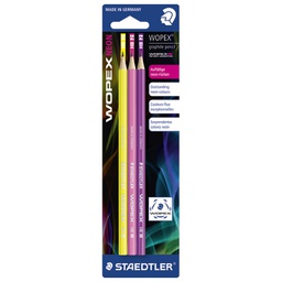 [000037147] Olovka grafitna HB Wopex Neon pk3 Staedtler 180F BK3-1!!