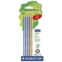 [000037154] Olovka grafitna HB Wopex pk3+2 olovke gratis Staedtler 180SPBK5GB blister!!