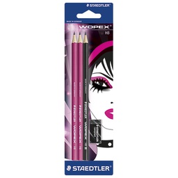 [000037156] Olovka grafitna HB Wopex pk3+gumica Staedtler 180SBK3PL blister!!