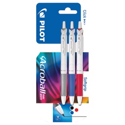 [000037186] Olovka kemijska Acroball Pure White pk3 Begreen Pilot blister!!