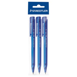 [000037195] Olovka kemijska ball 423M pk3 Staedtler 423 35 M-3 plava blister!!