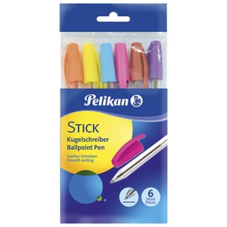 [000037254] Olovka kemijska Stick Fancy pk6 Pelikan 804806 sortirano blister!!