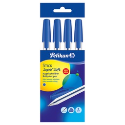 [000037257] Olovka kemijska Stick K86 super soft pk4 Pelikan 805780 plava blister!!