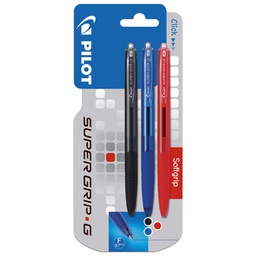 [000037271] Olovka kemijska Super Grip G Retractable pk3 Pilot sortirano blister!!