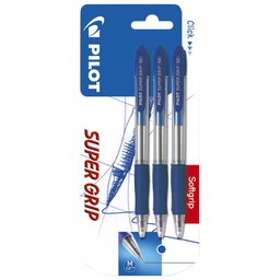 [000037285] Olovka kemijska Super Grip pk3 Pilot BPGP-10R-M plava blister