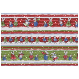 [000037405] Papir ukrasni rola 70x200cm Snow Mice Herlitz 11103686!!