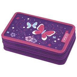 [000037559] Pernica puna 2zipa Purple Butterfly Herlitz 50014231!!