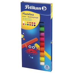 [000037841] Plastelin 12boja (total 90g) karton Pelikan 602334 neon!!
