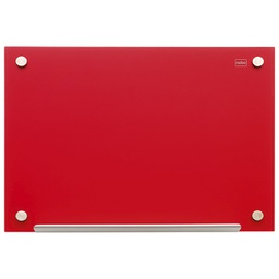 [000037878] Ploča magnetna  90x60cm staklena Nobo 1903843 crvena!!