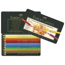 [000001915] Boje drvene  12boja metalna kutija Polychromos Faber-Castell 110012