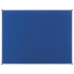 [000037906] Ploča pluto/tkanina  90x60 cm jednostrana aluminijski okvir Nobo 1900915 plava