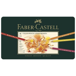 [000001916] Boje drvene  36boja metalna kutija Polychromos Faber-Castell 110036