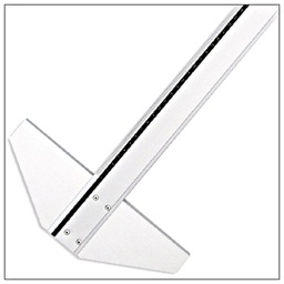 [000037961] Ravnalo T aluminijsko 100cm fixna glava Fara AEF/7 blister